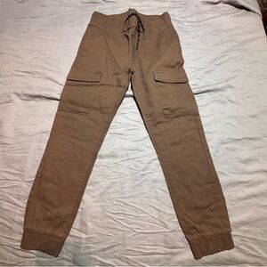 Ring of Fire Tan Cargo Jogger Pants